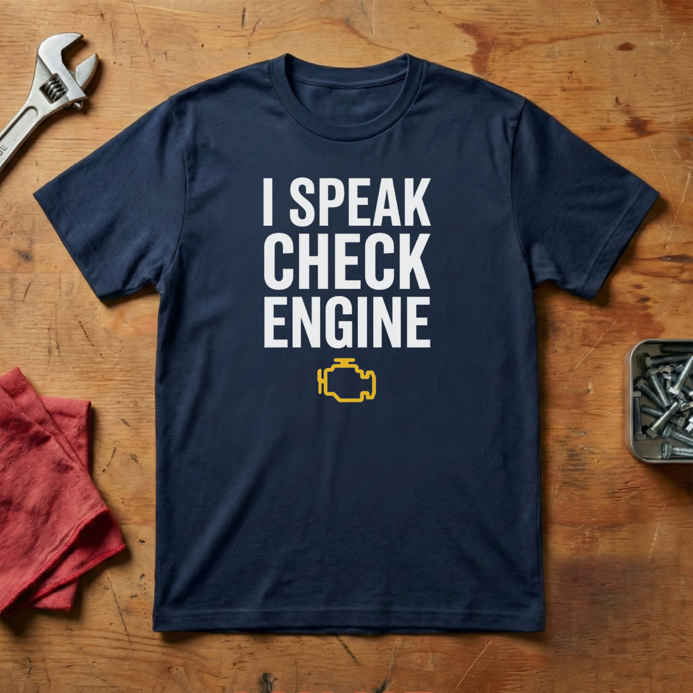 I Speak Check Engine - T-shirt