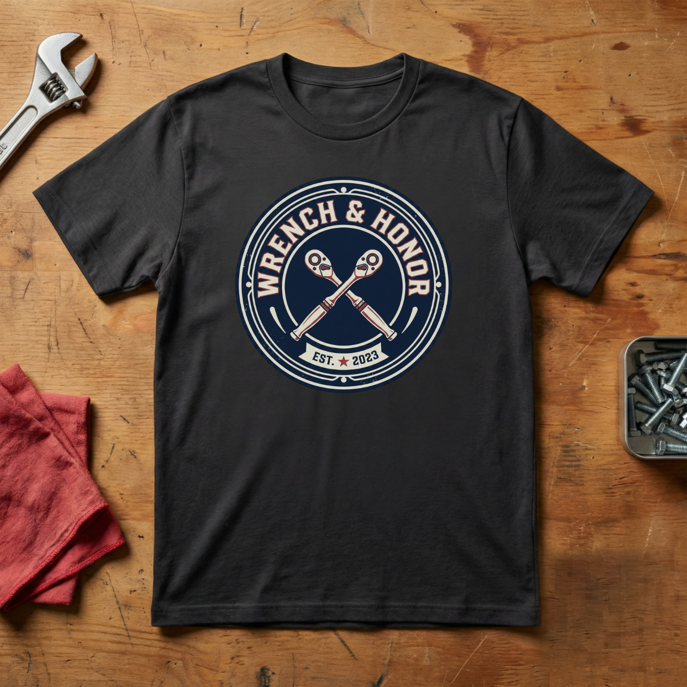 Wrench and Honor - T-shirt