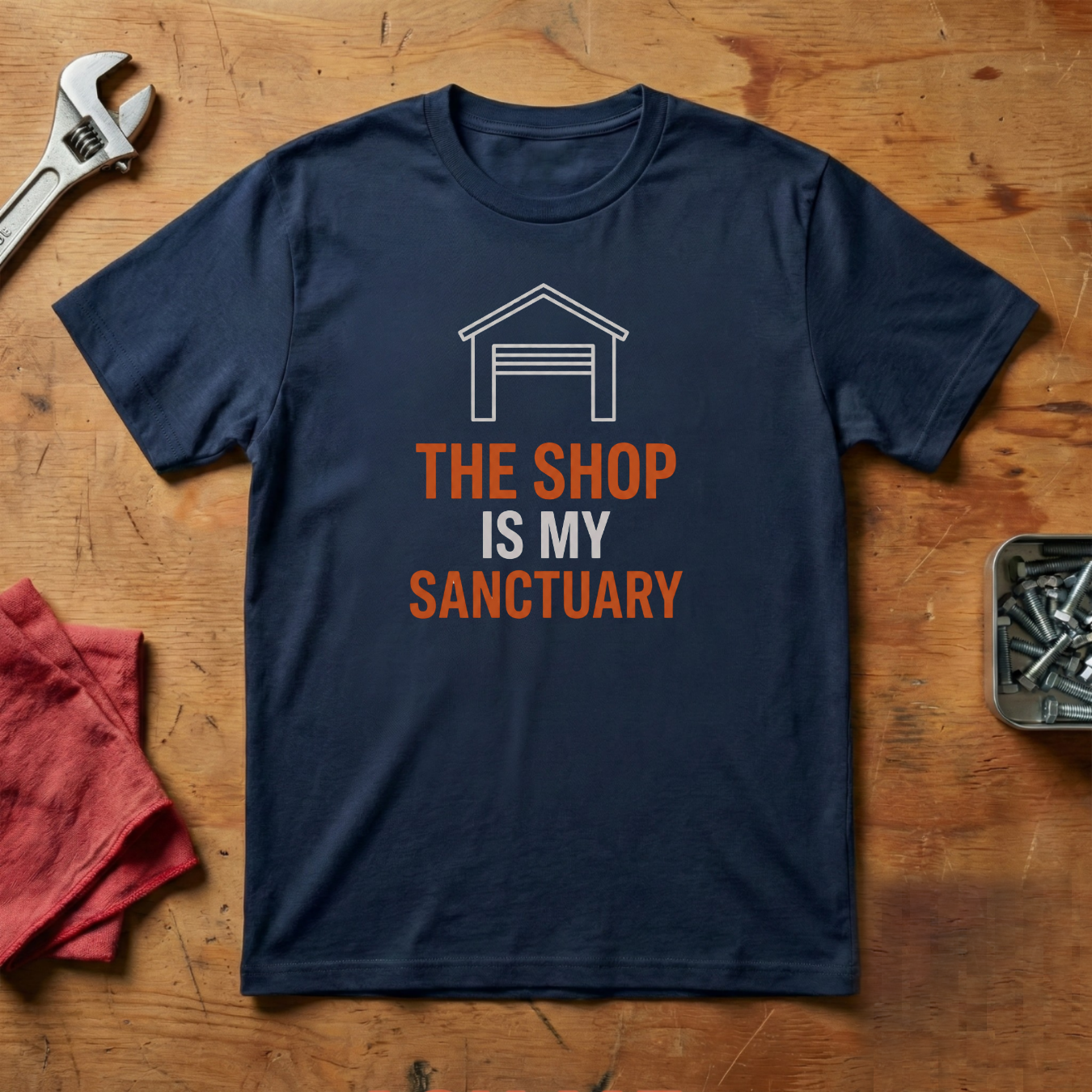 The Shop Is My Sanctuary- T-shirt