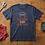 The Shop Is My Sanctuary- T-shirt