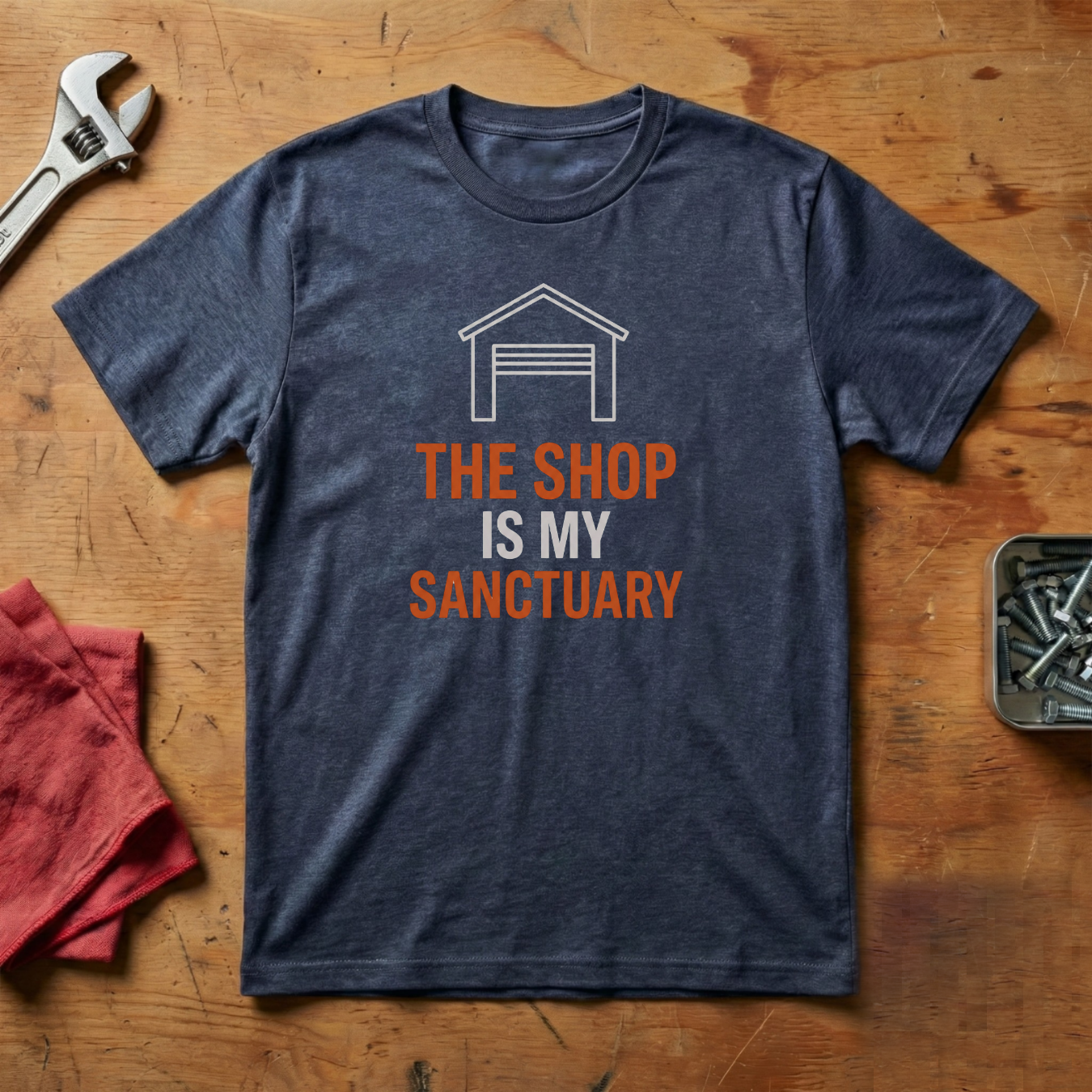 The Shop Is My Sanctuary- T-shirt