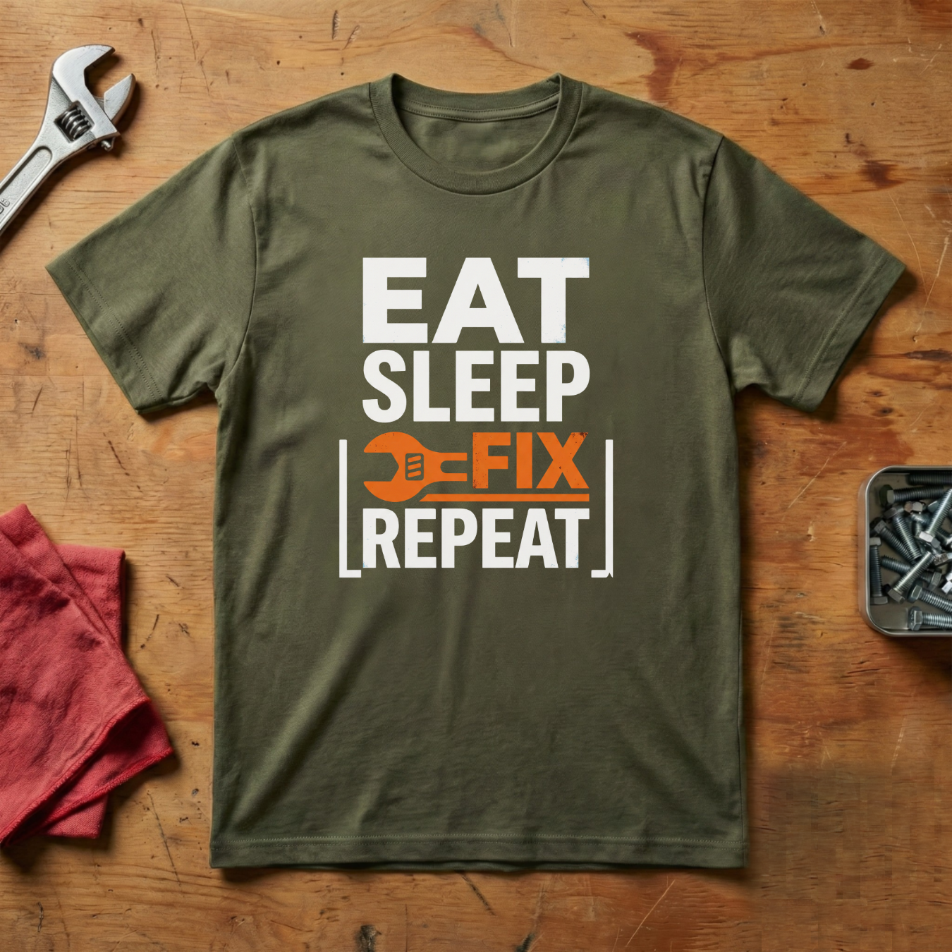 Eat, Sleep, Fix, Repeat - T-shirt