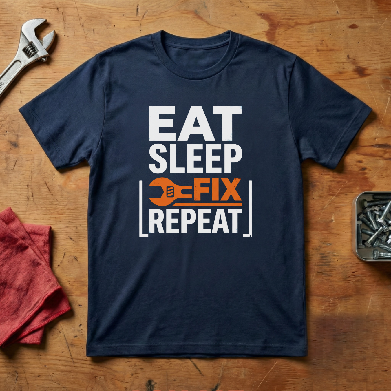 Eat, Sleep, Fix, Repeat - T-shirt
