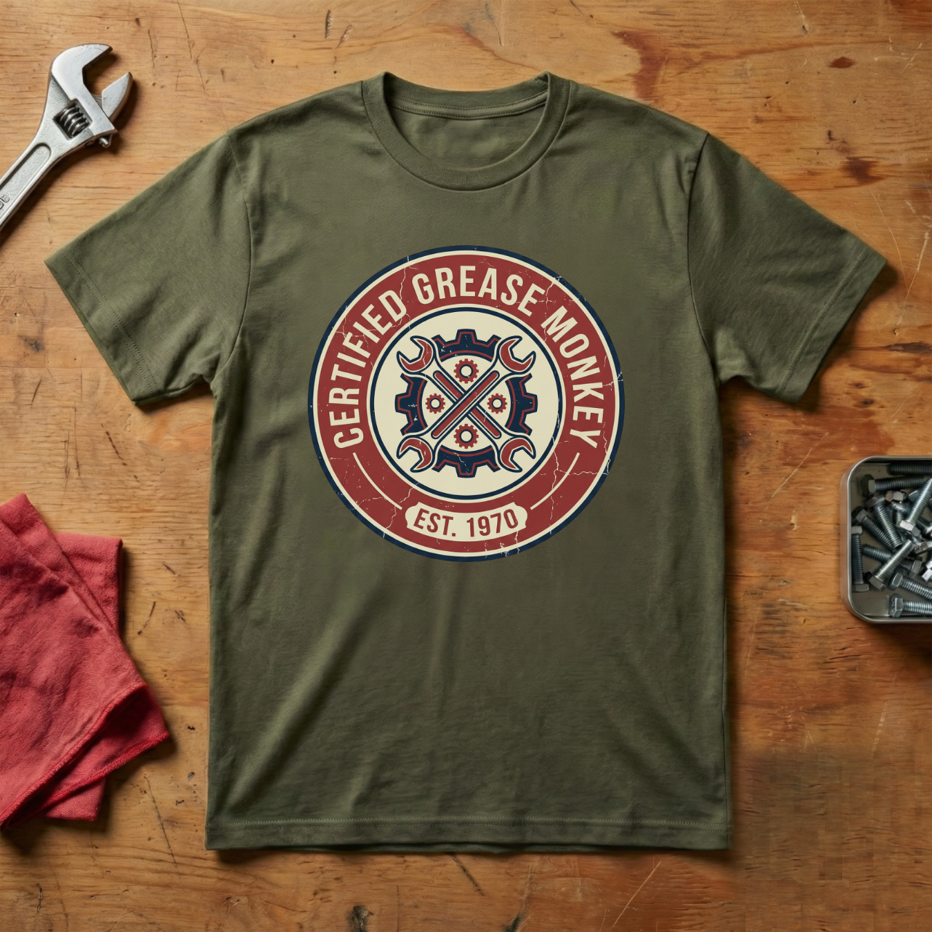 Certified Grease Monkey - T-shirt