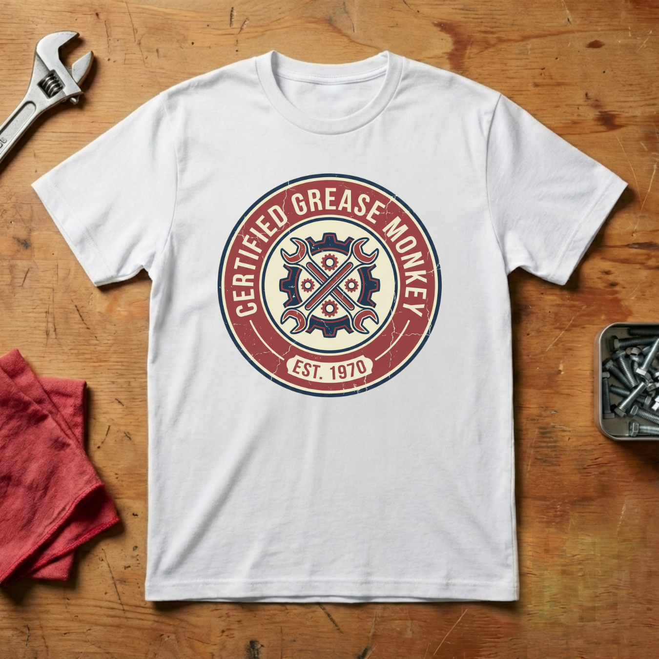 Certified Grease Monkey - T-shirt