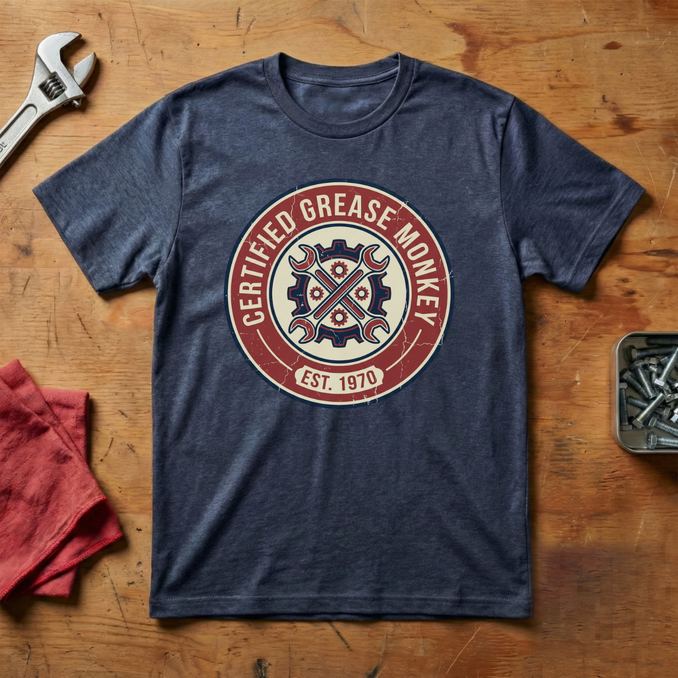 Certified Grease Monkey - T-shirt