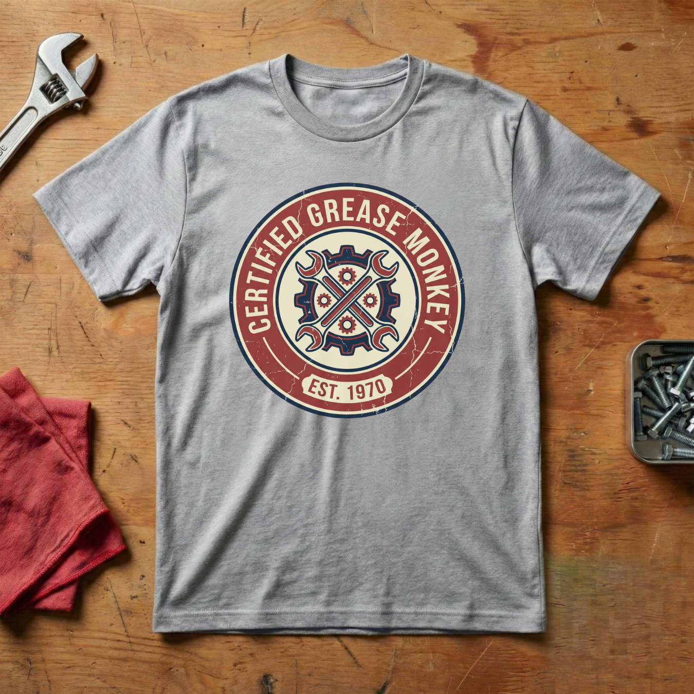 Certified Grease Monkey - T-shirt