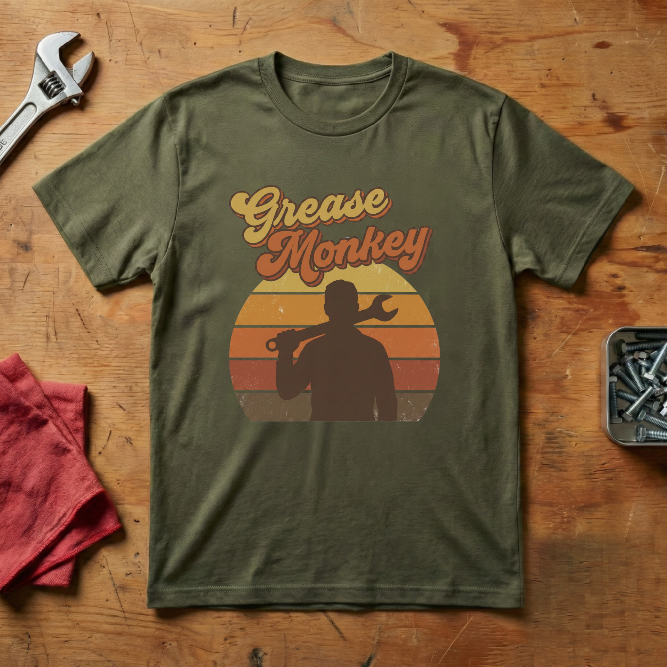 Grease Monkey- T-shirt