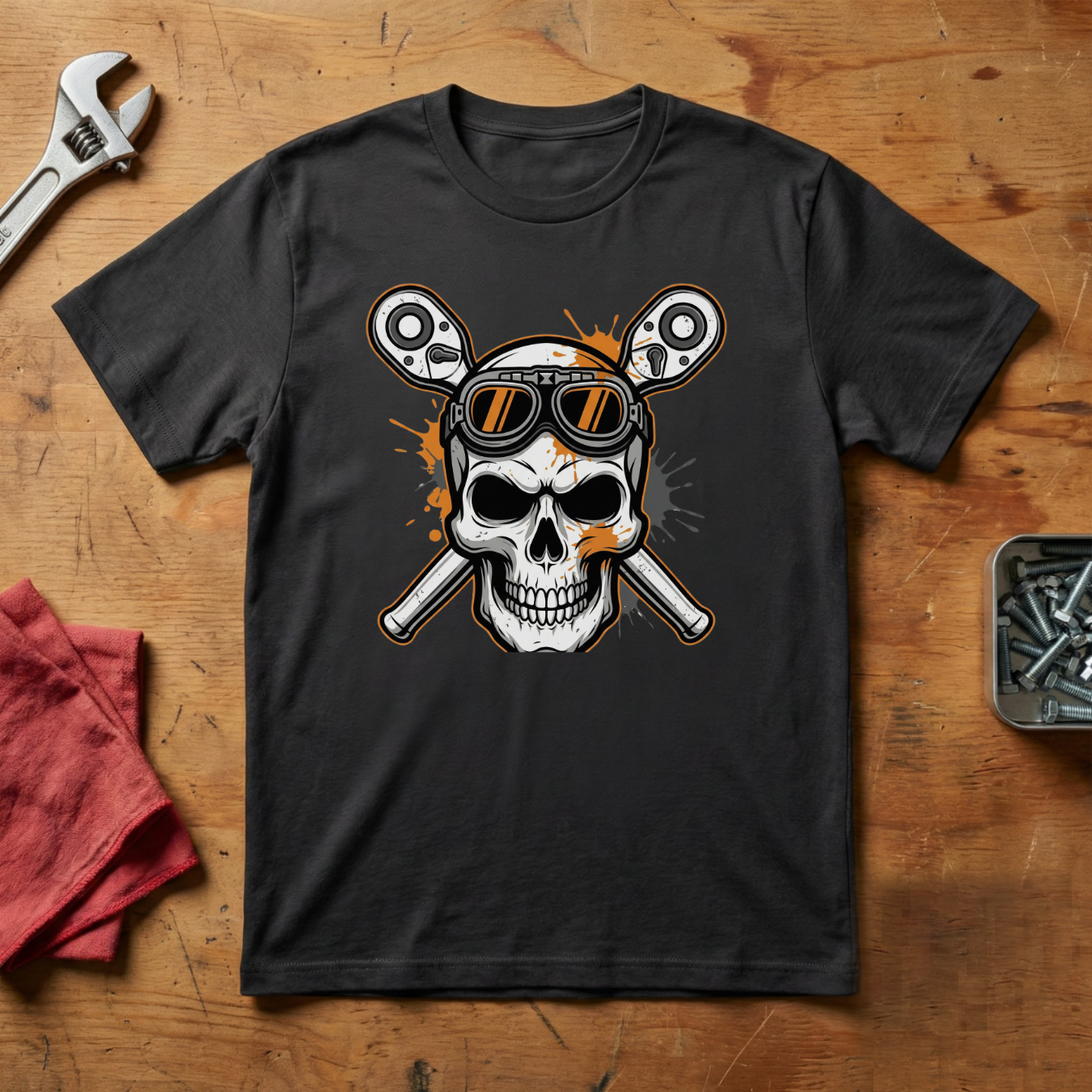 Skull Ratchet Head - T-shirt