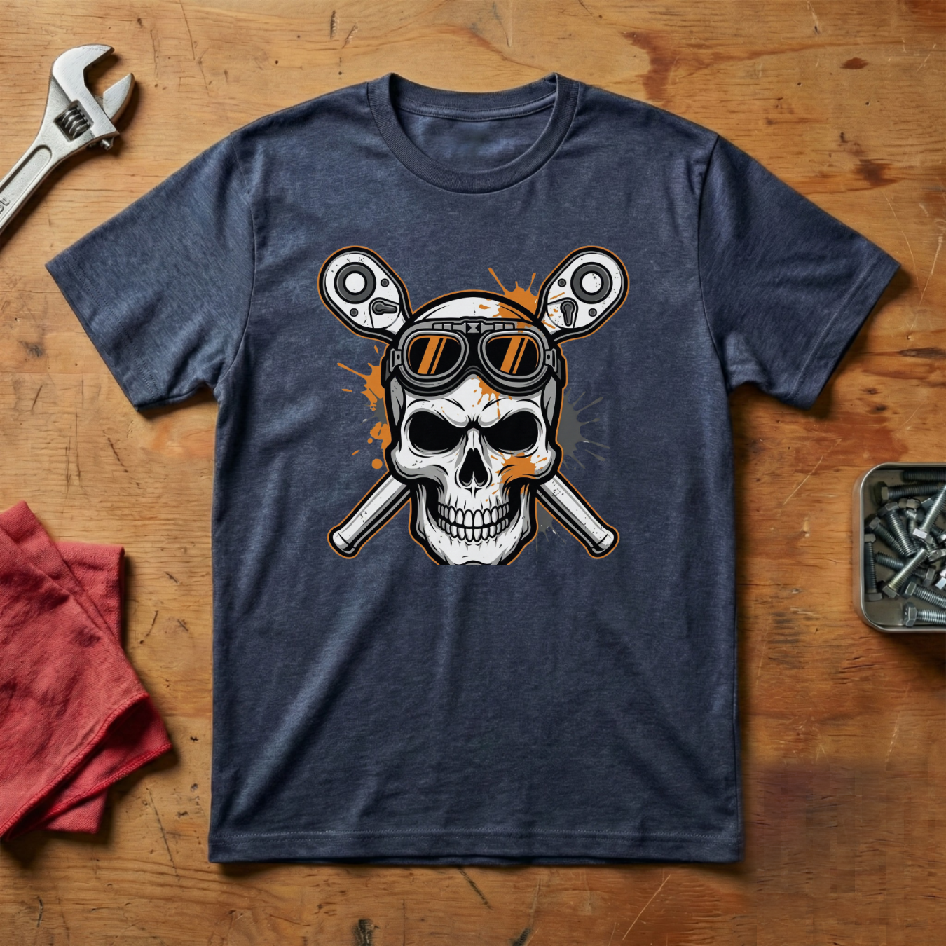 Skull Ratchet Head - T-shirt