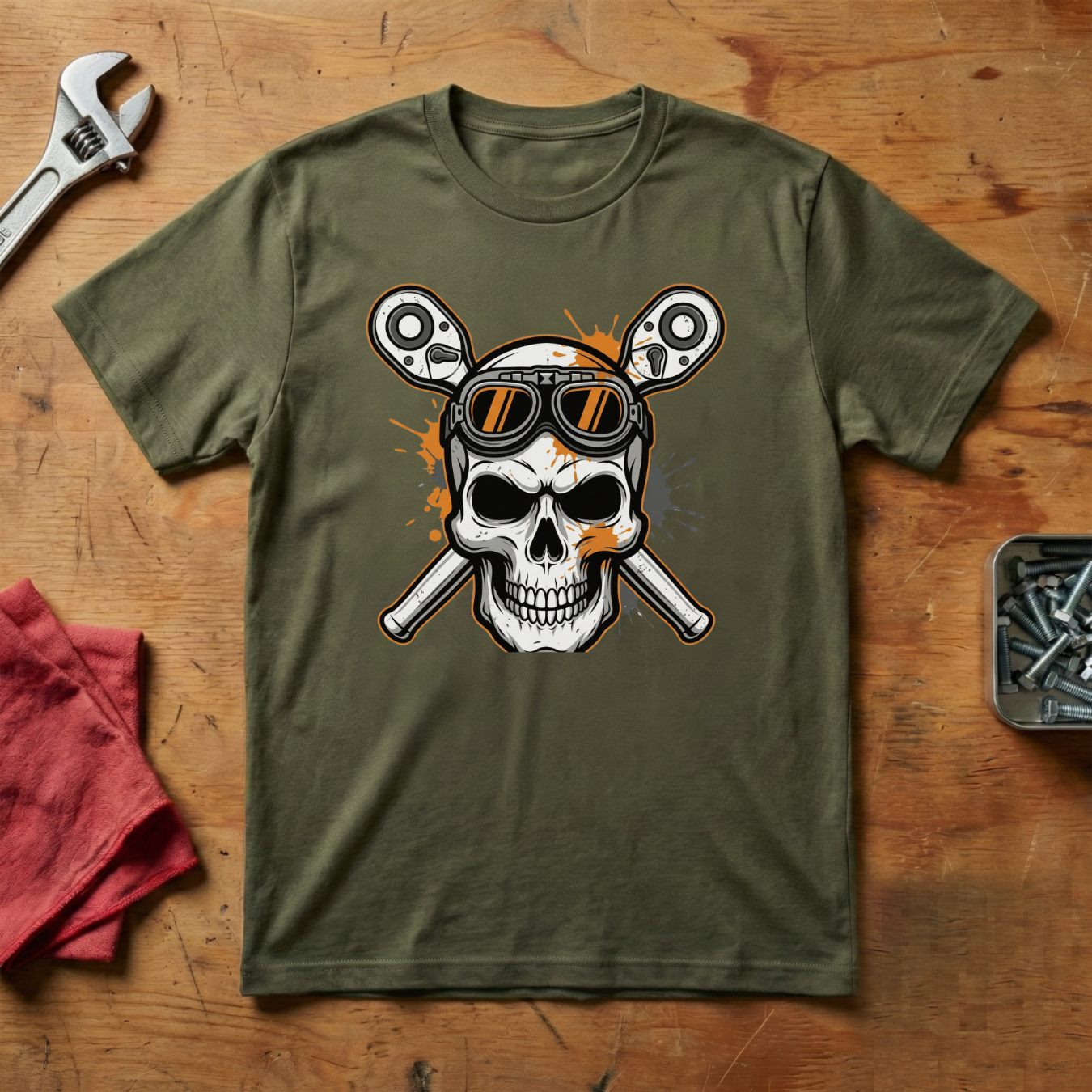 Skull Ratchet Head - T-shirt