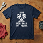 I Like Cars More Than People - T-shirt