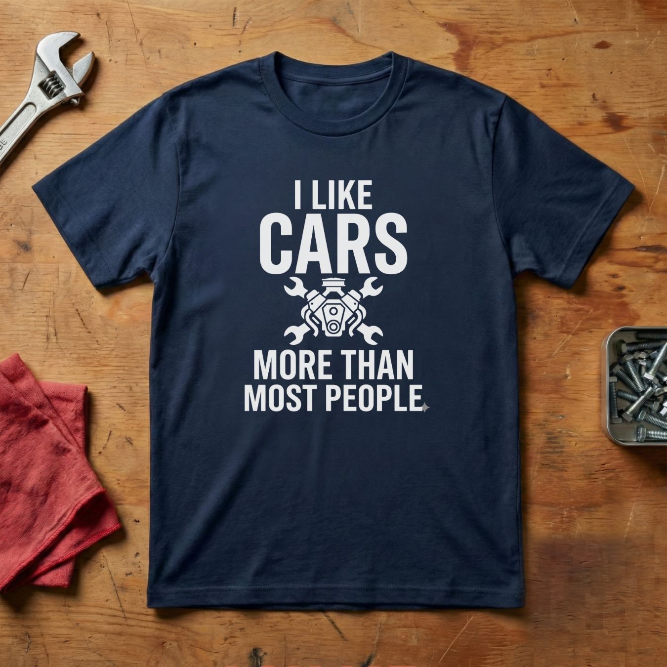 I Like Cars More Than People - T-shirt