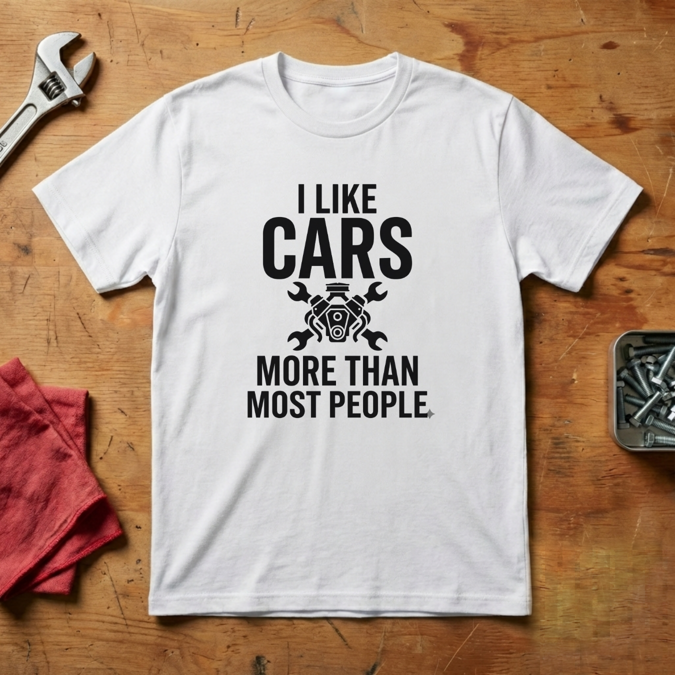I Like Cars More Than People - T-shirt