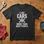 I Like Cars More Than People - T-shirt