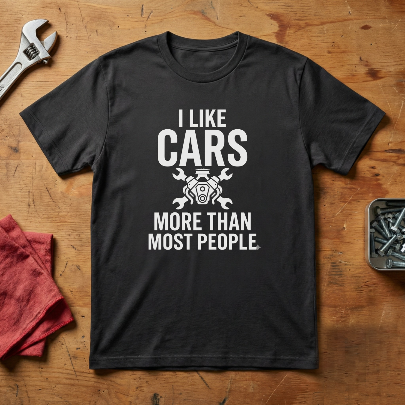 I Like Cars More Than People - T-shirt