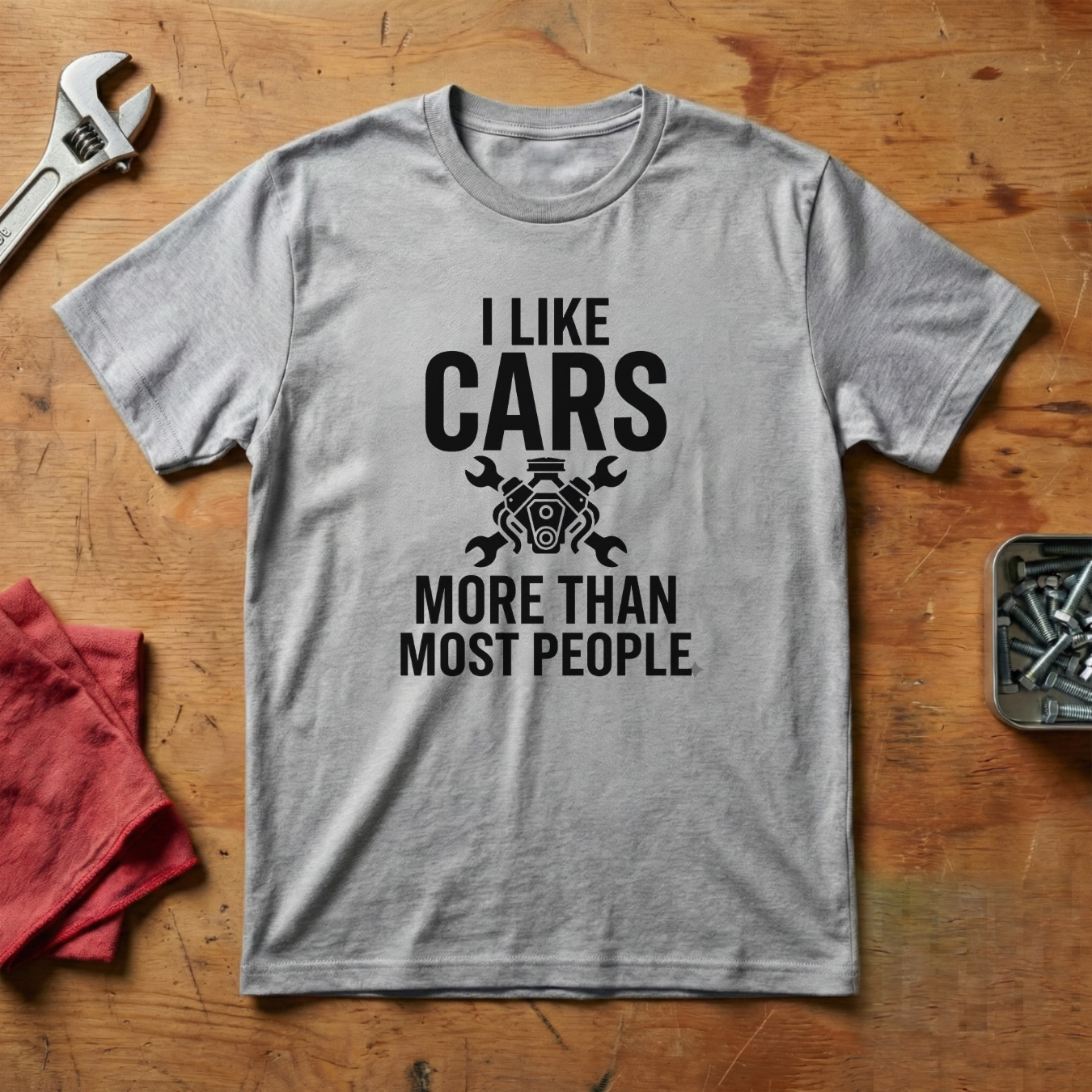 I Like Cars More Than People - T-shirt