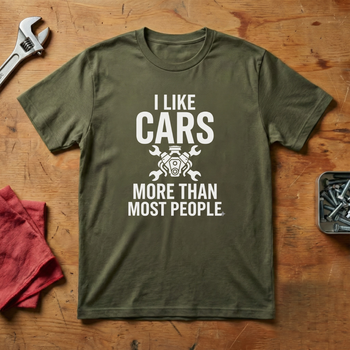 I Like Cars More Than People - T-shirt