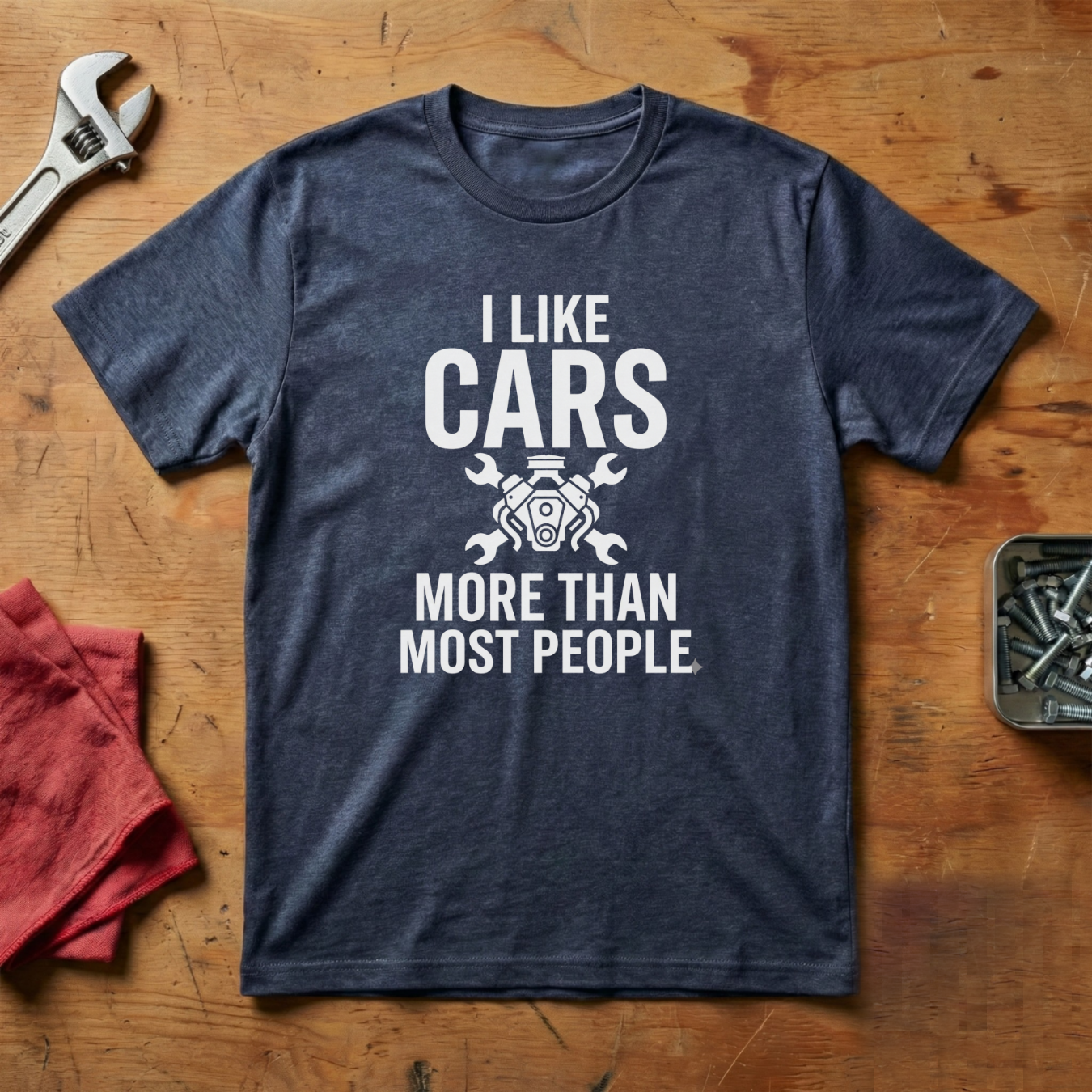 I Like Cars More Than People - T-shirt