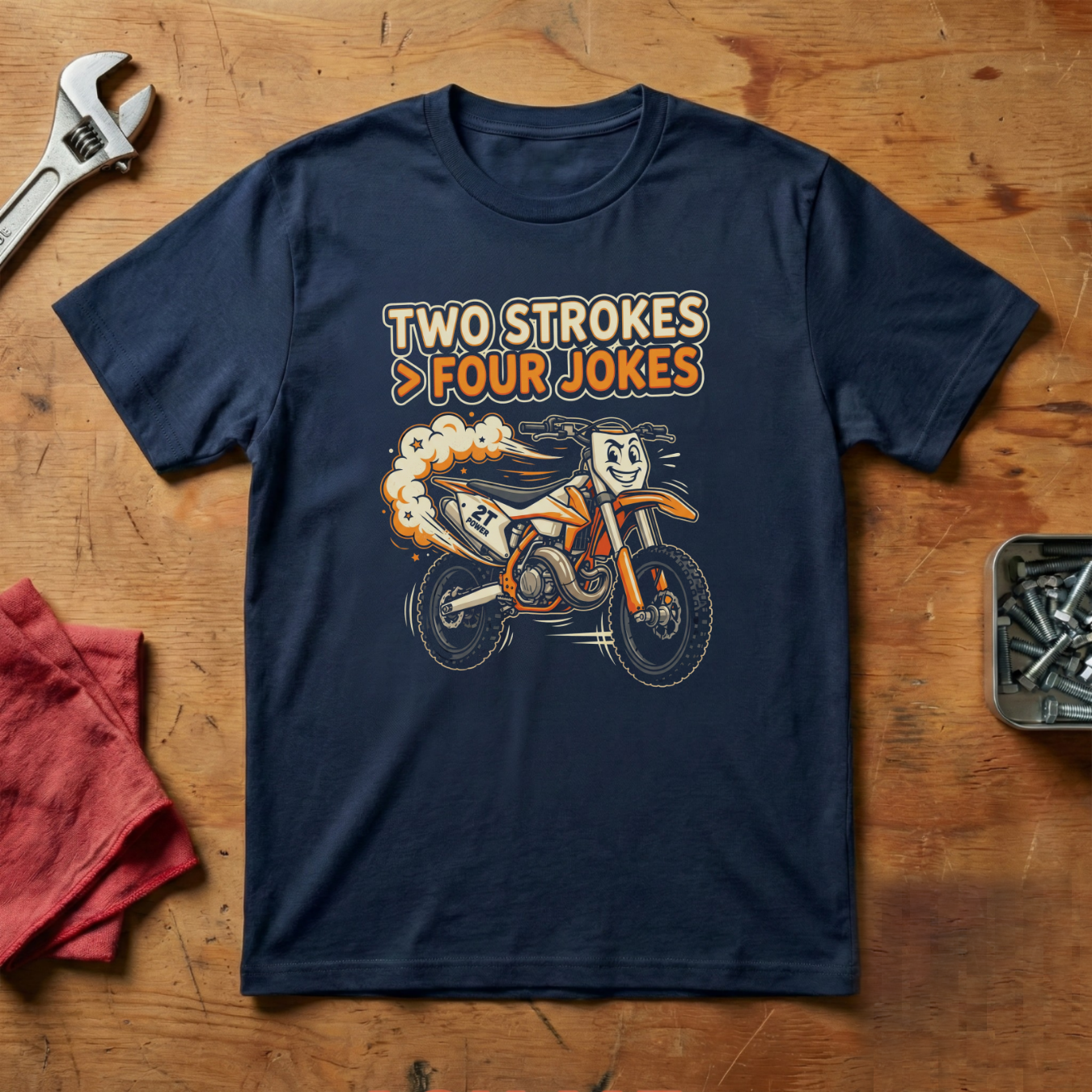 Two strokes over Four Jokes - T-shirt
