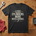 Less Cylinders More Intelligence - T-shirt