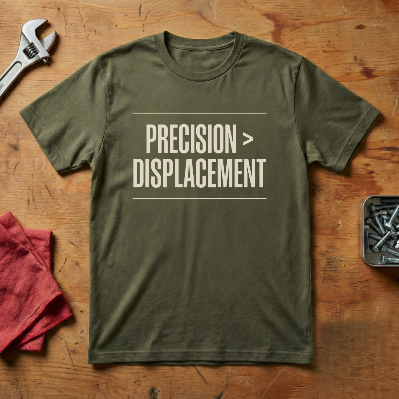 Precision Over Displacement - T-shirt