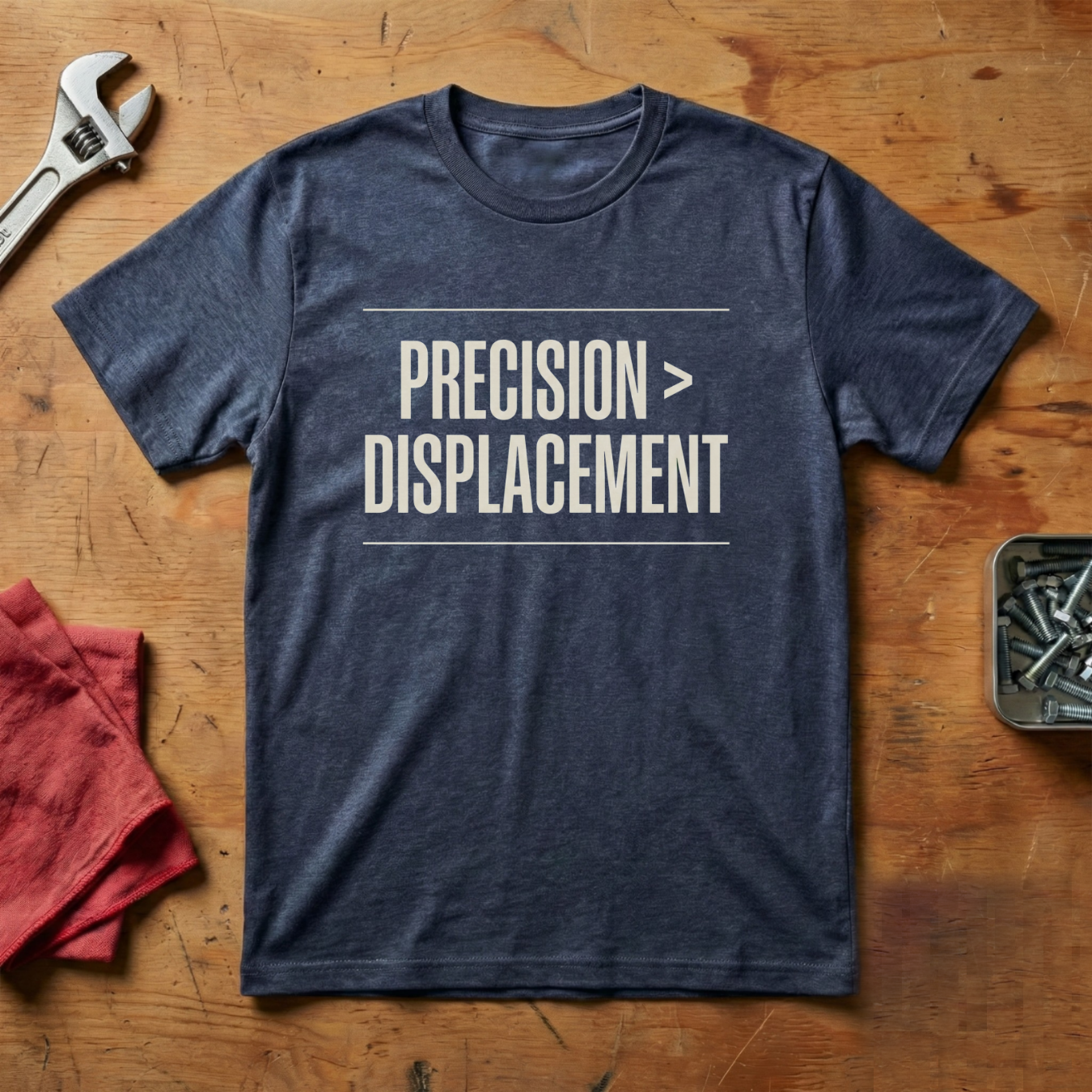 Precision Over Displacement - T-shirt