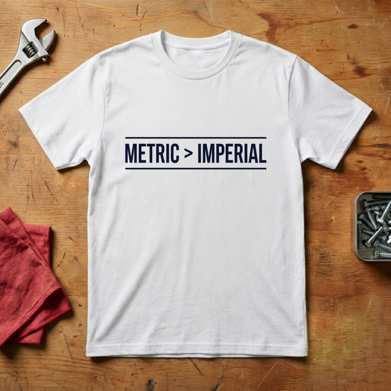 Metric Over Imperial- T-shirt