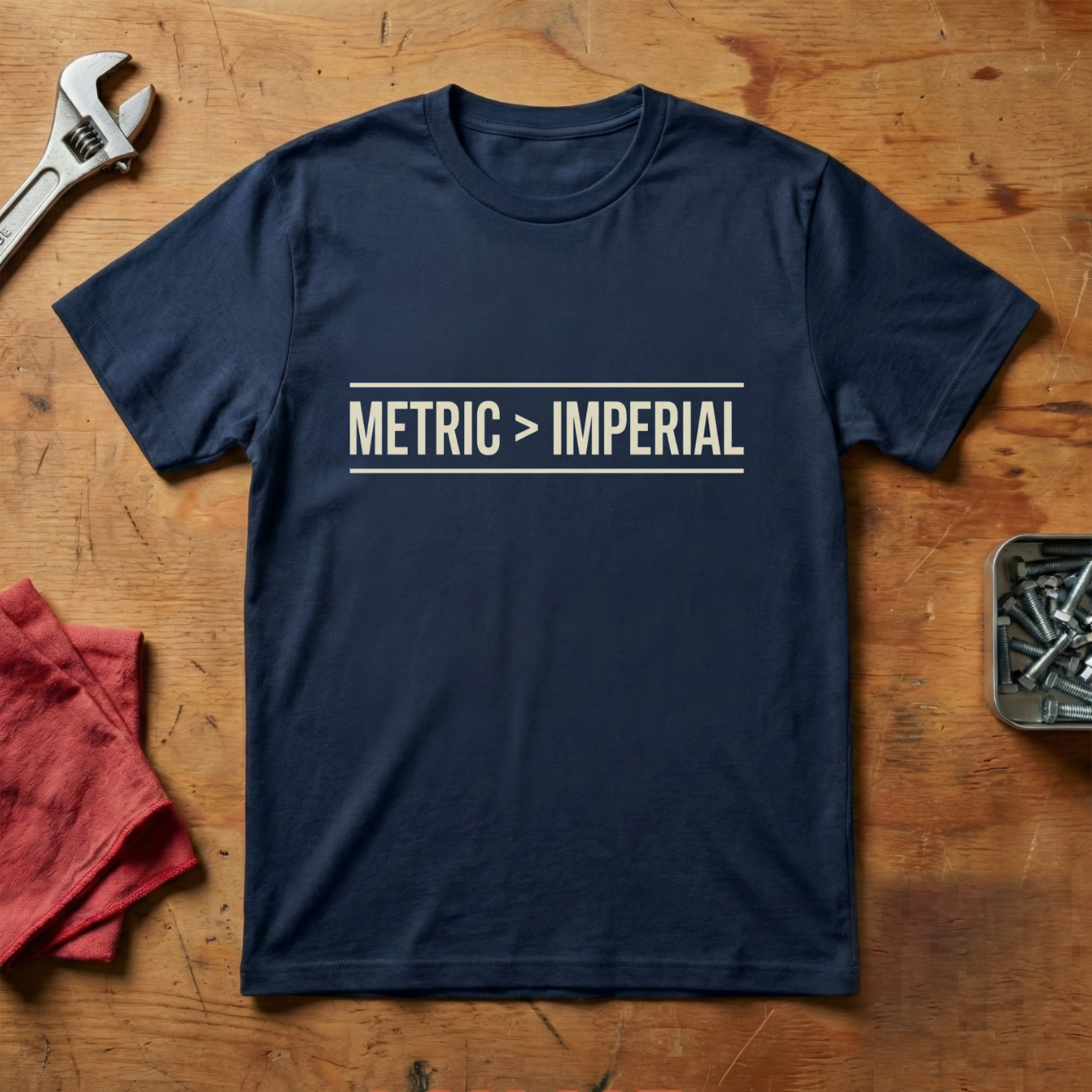 Metric Over Imperial- T-shirt