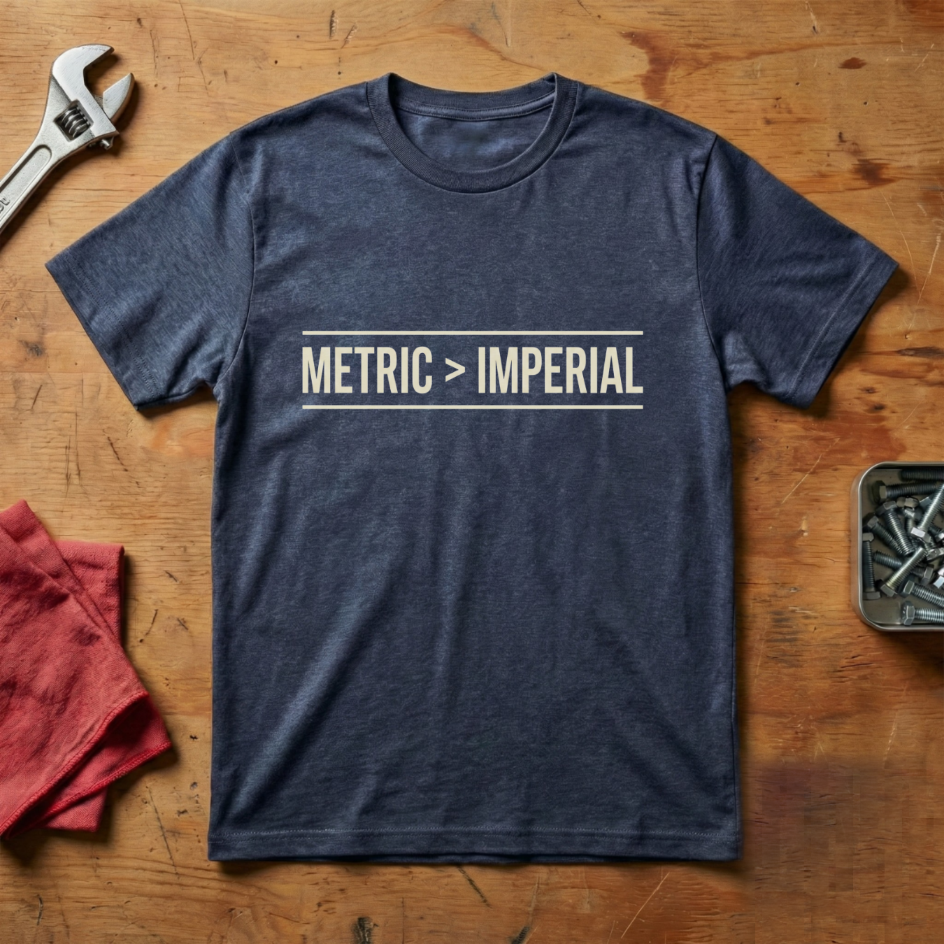 Metric Over Imperial- T-shirt