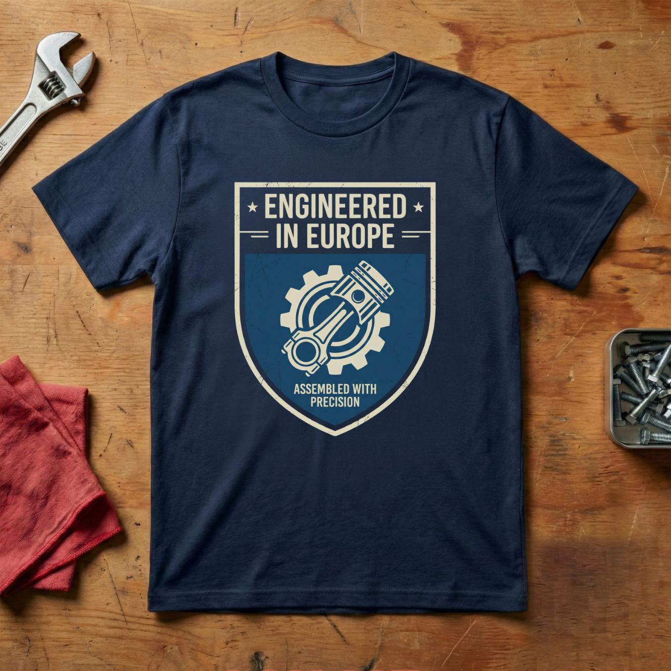 Engineered In Europe - T-shirt