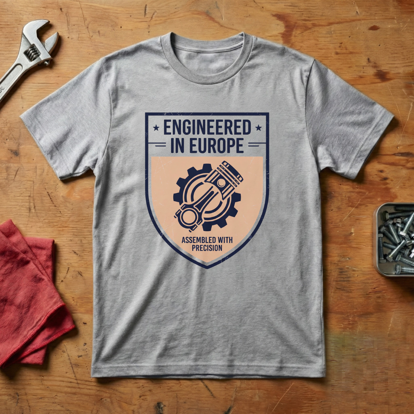 Engineered In Europe - T-shirt