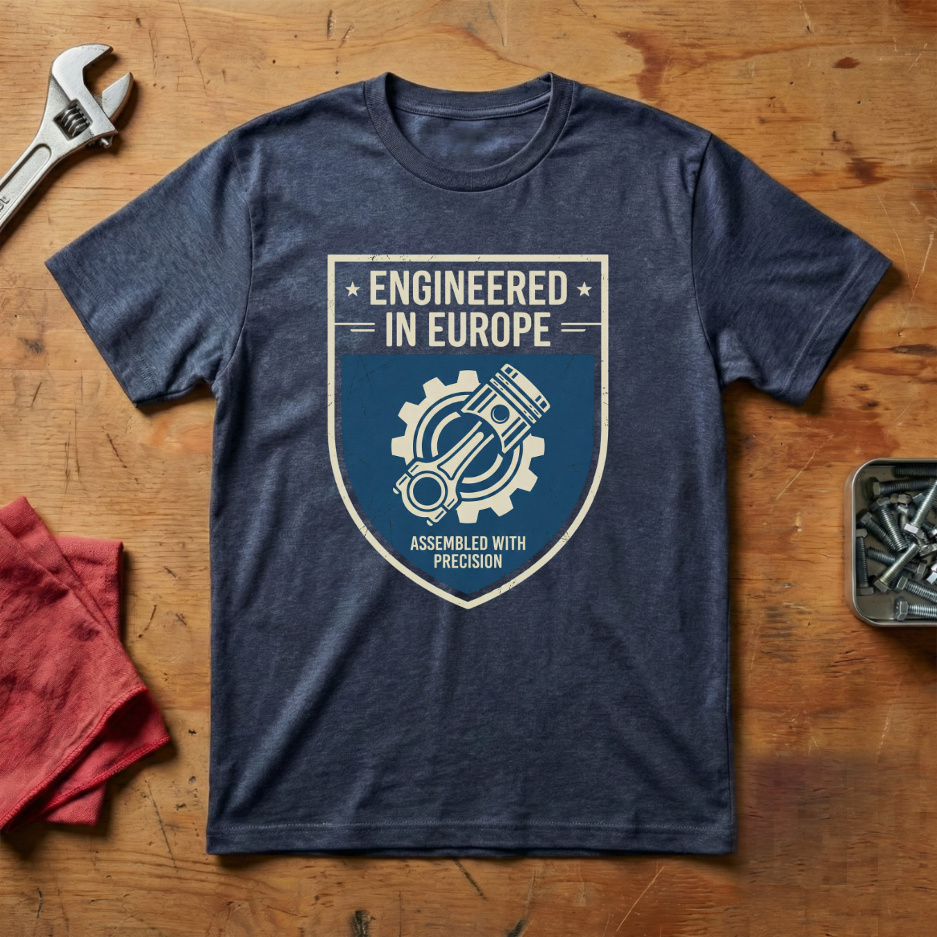 Engineered In Europe - T-shirt