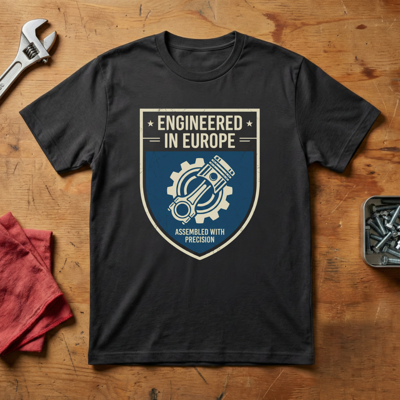Engineered In Europe - T-shirt