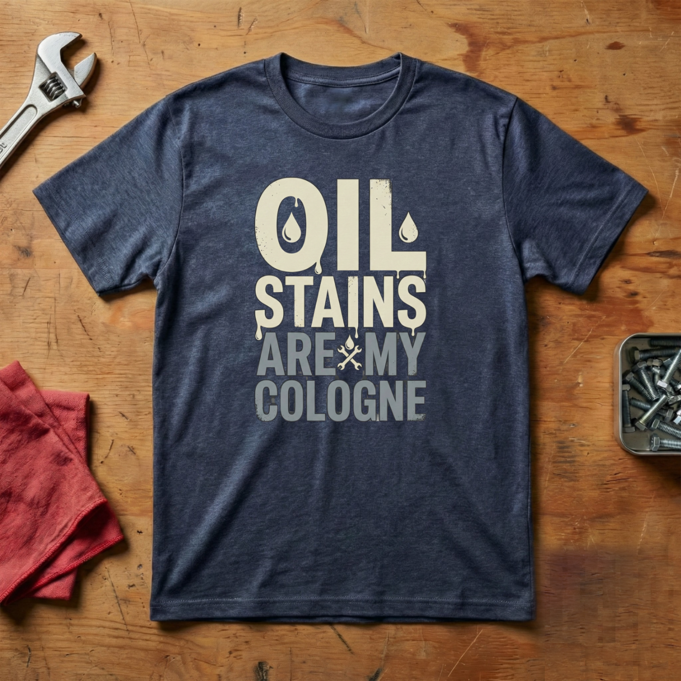 Oil Stains Are My Cologne - T-shirt