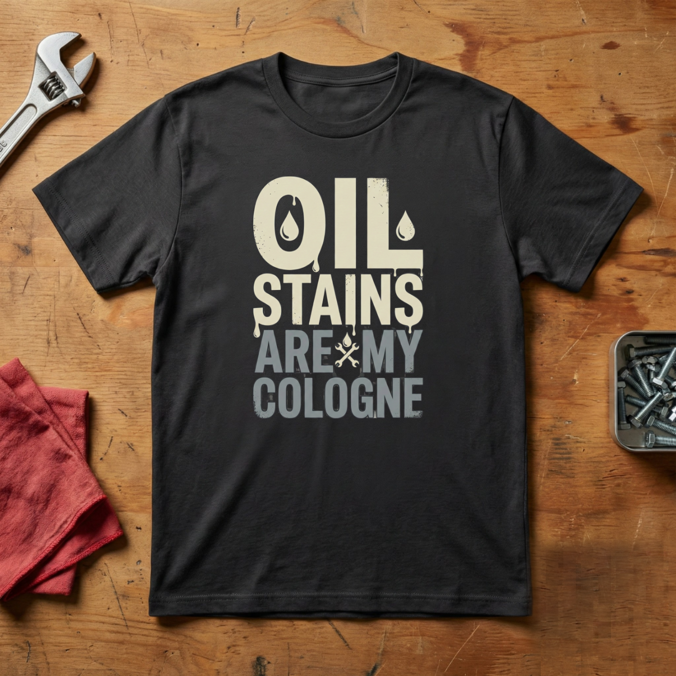 Oil Stains Are My Cologne - T-shirt