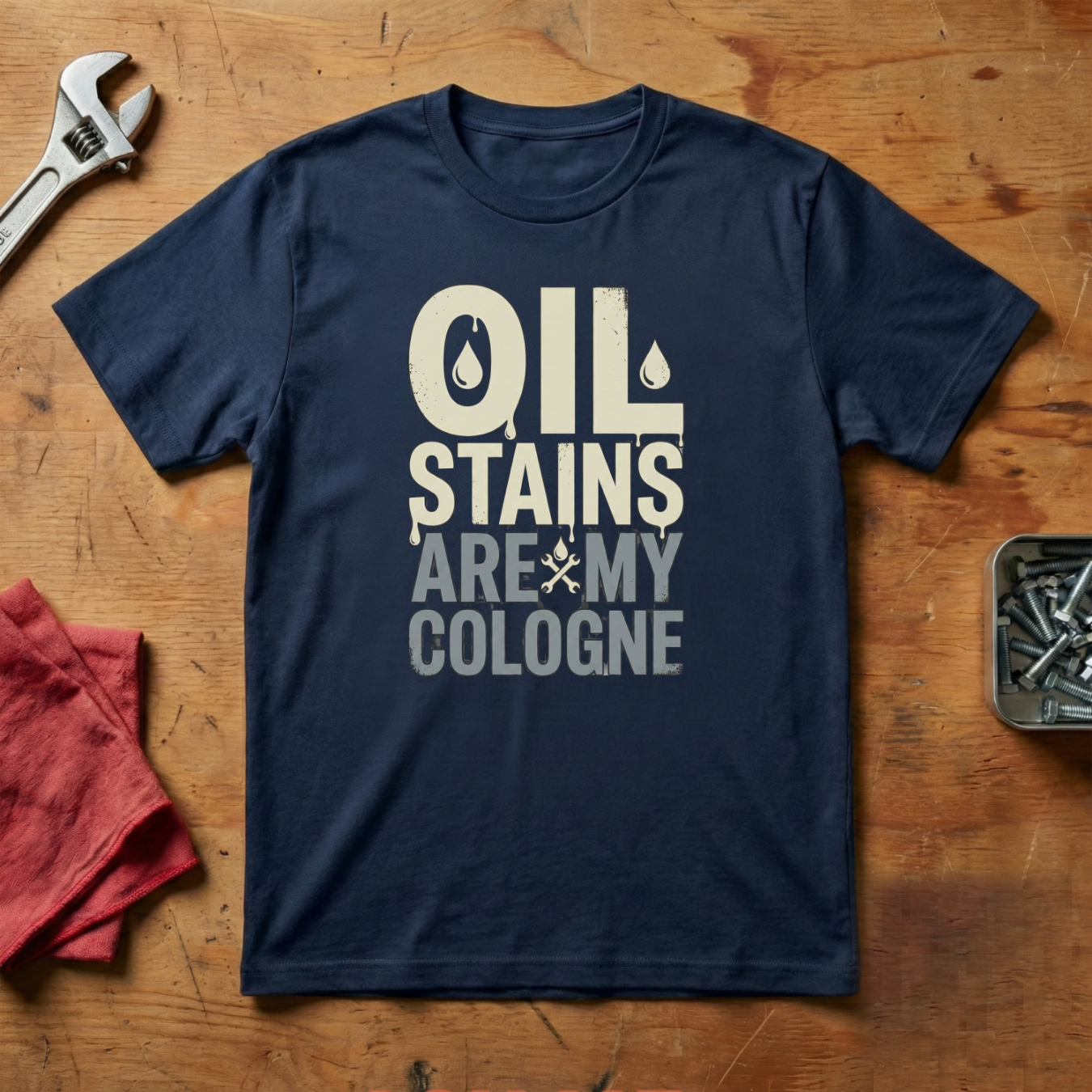 Oil Stains Are My Cologne - T-shirt
