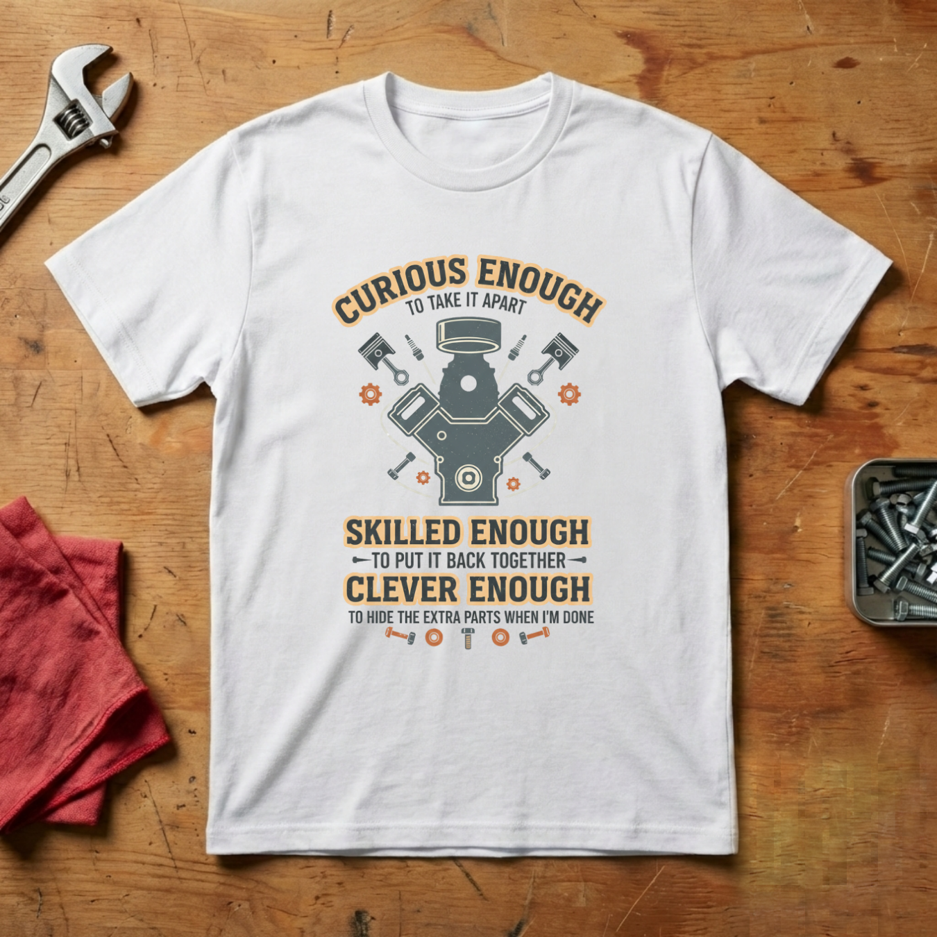 Curious To Take It Apart - T-shirt