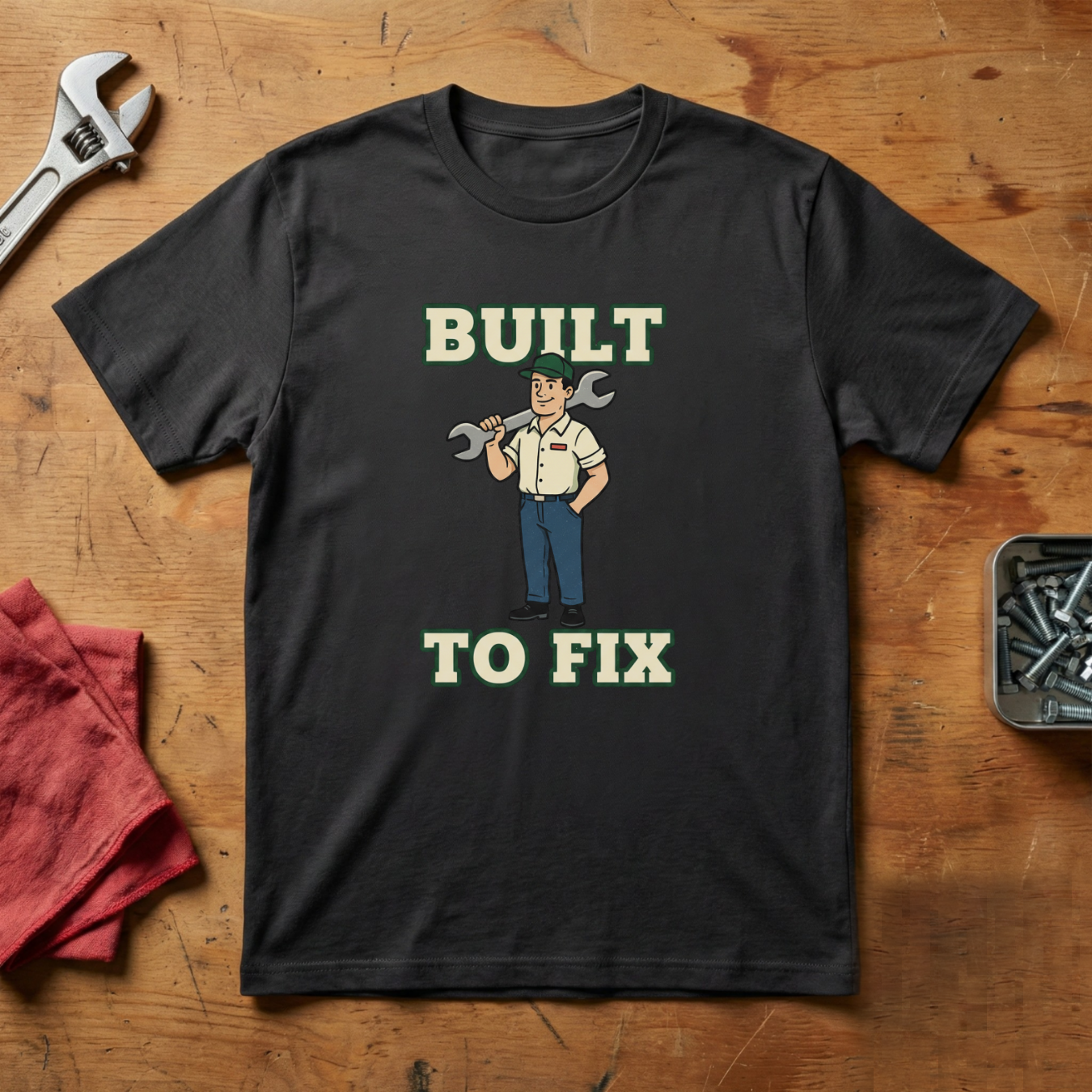 Built To Fix - T-shirt