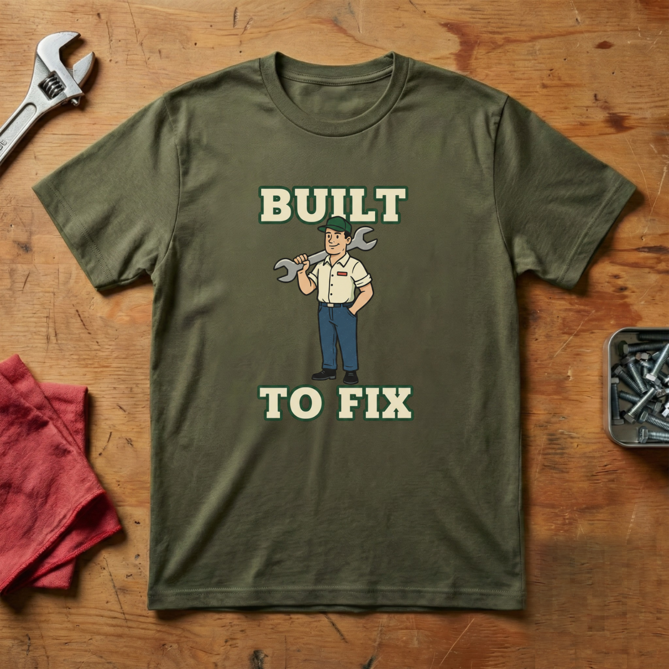 Built To Fix - T-shirt