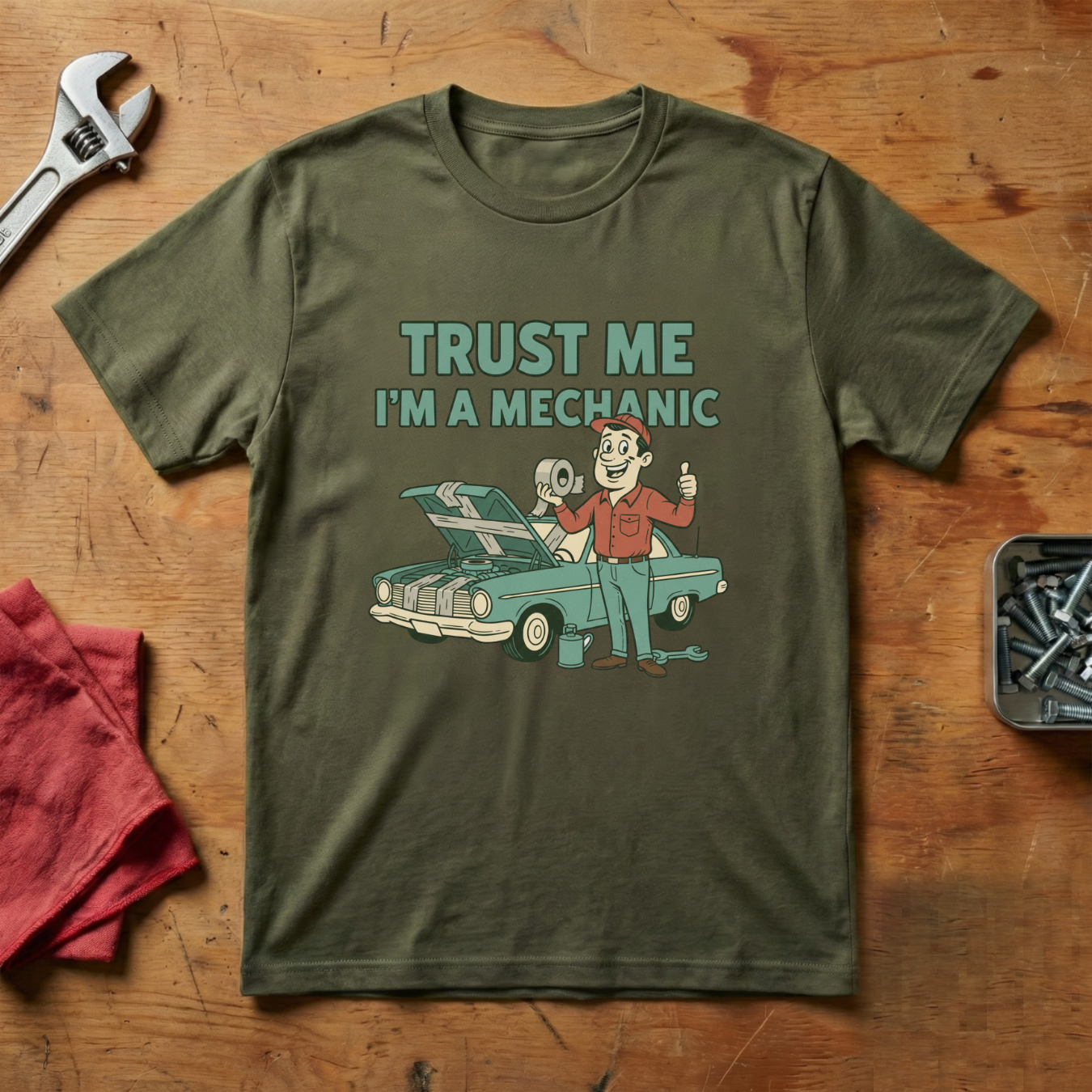 Trust Me I'm A Mechanic - T-shirt