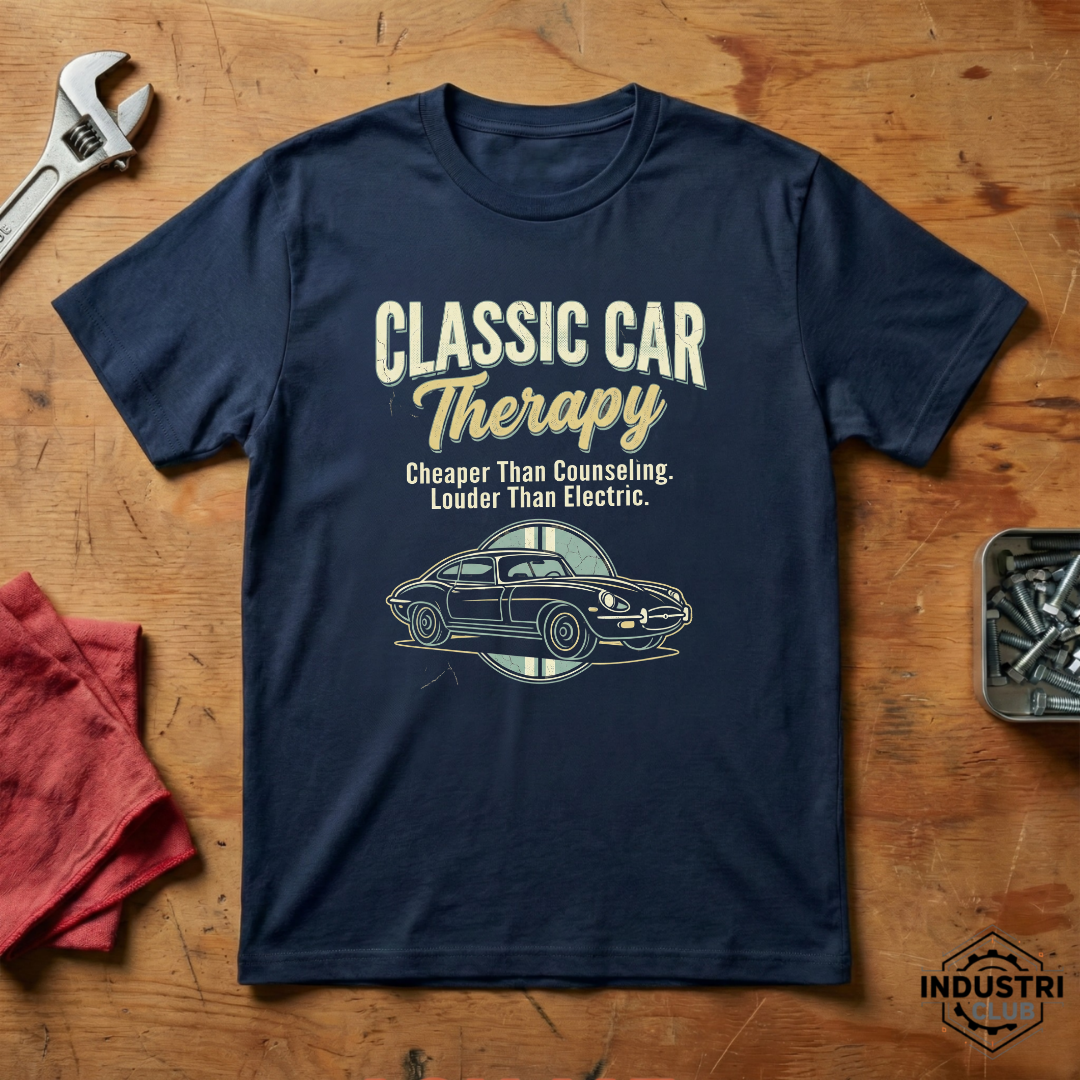 Classic Car Therapy - T-shirt
