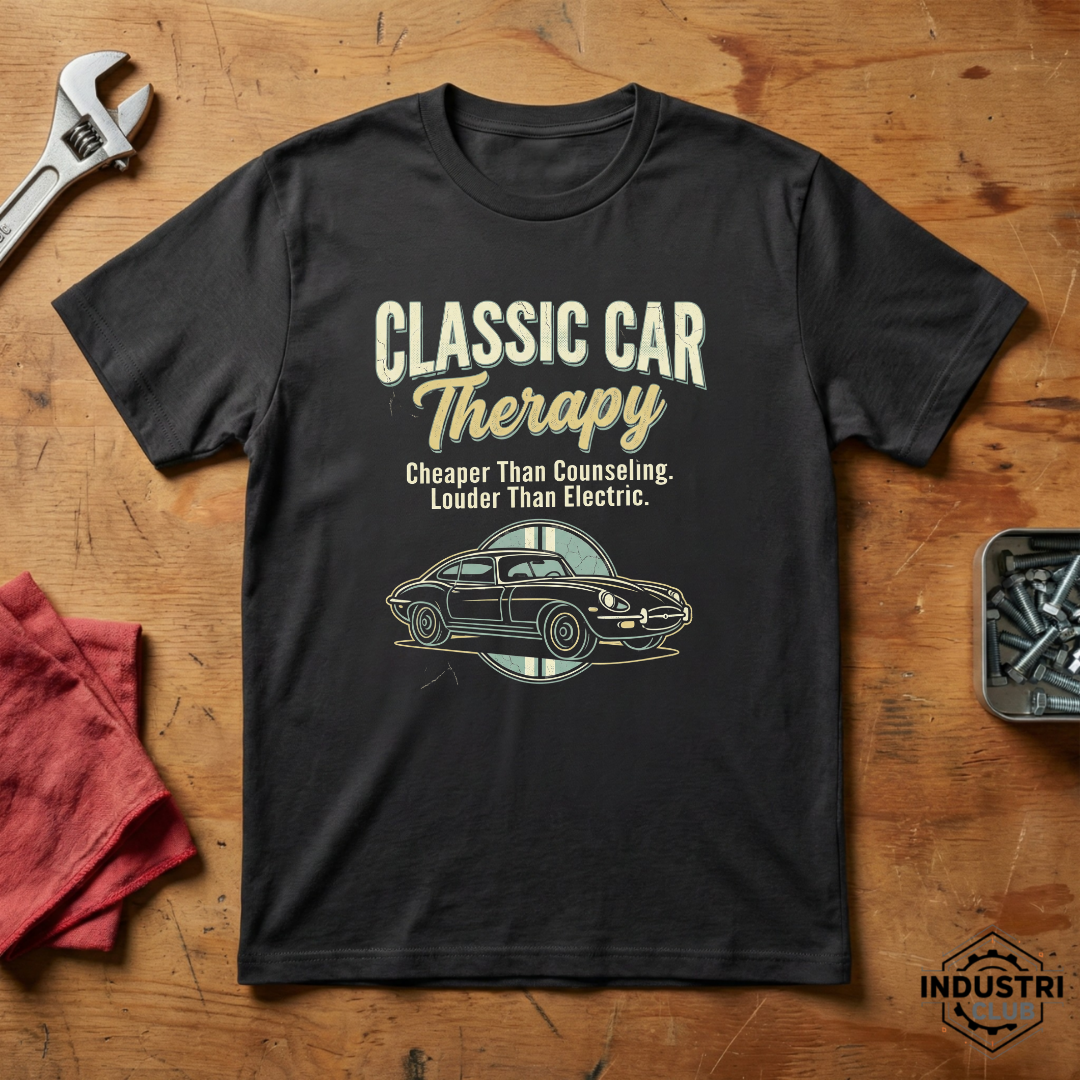 Classic Car Therapy - T-shirt