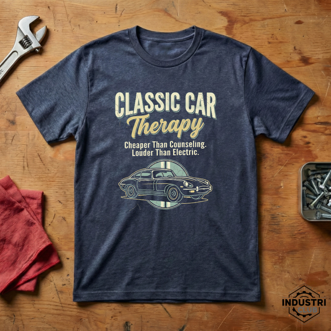 Classic Car Therapy - T-shirt